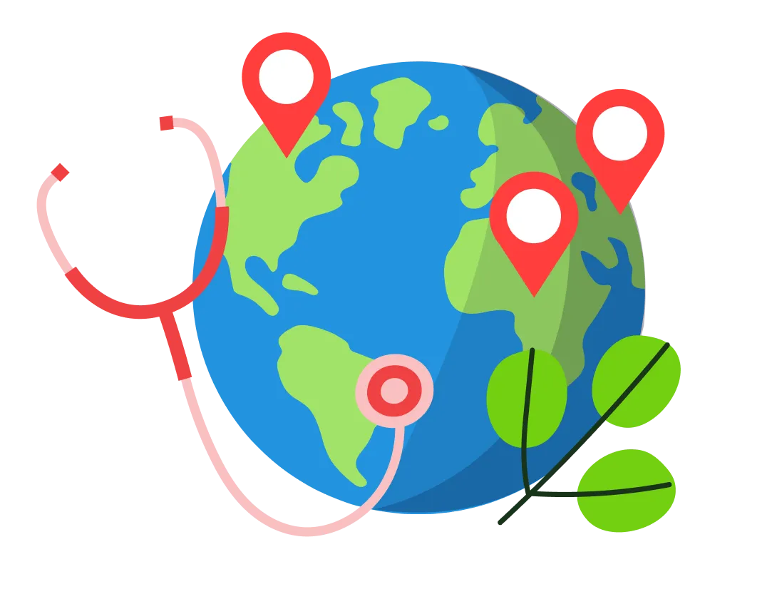 World with multiple doctor locations