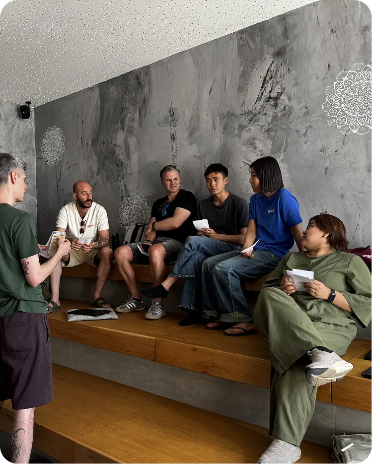 Genki team in a workshop